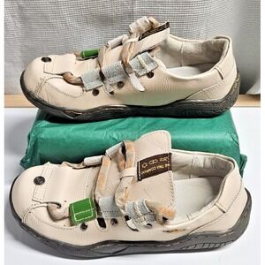 TMA EYES Women's Patchwork Leather Walking laced‎ up Shoes woman Sz 7